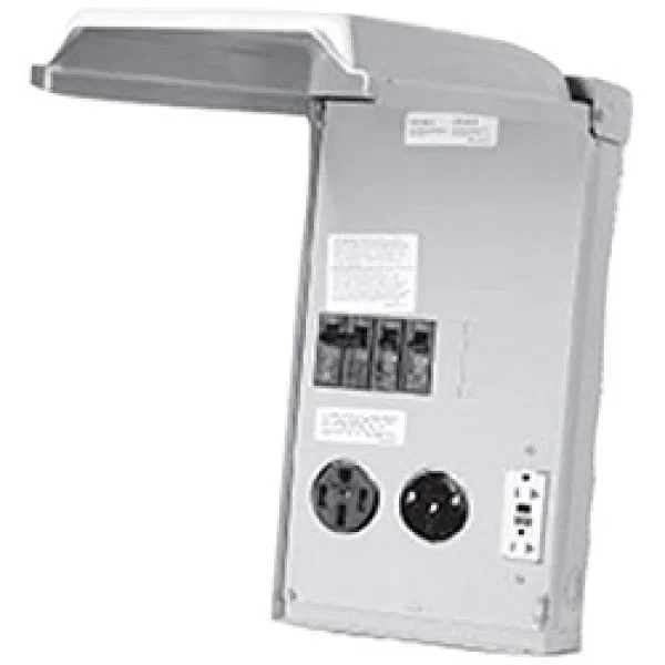 U075CTL010 – PARALLAX PWR Receptacle, Receptacle Outdoor/ Indoor Use 120/ 240 Volt AC Power With 20 Amps Ground Fault...